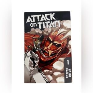 Attack On TItan Volume 1 1st First Printing Edition Manga English Volume